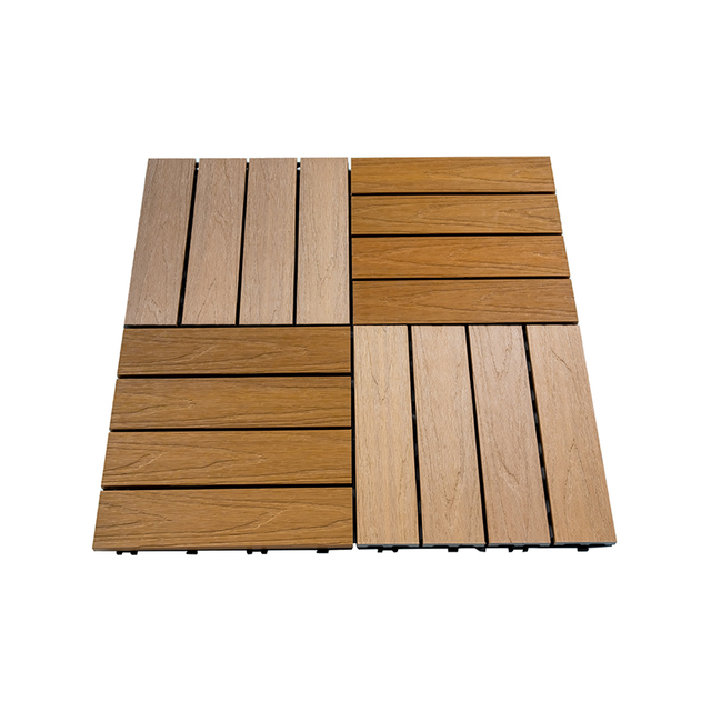 Easy-to-install Versatile WPC Co-extrusion DIY Decking