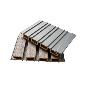 Easy-to-clean Modern WPC CO-extrusion Wall Panel Bi-colour