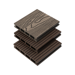 Anti-Slip Design 3D Embossing WPC Decking Outdoor Waterproof Decking for Courtyard