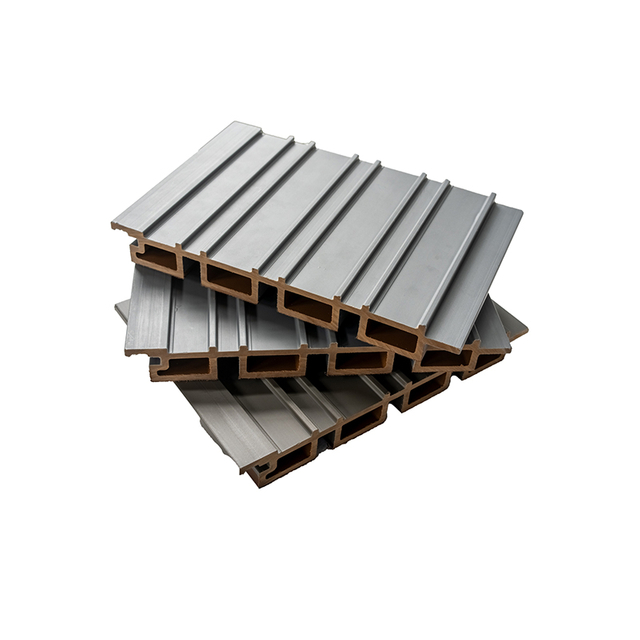 Easy-to-clean Modern WPC CO-extrusion Wall Panel Bi-colour