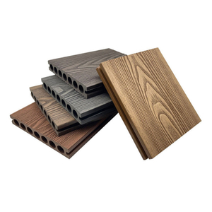 148×23mm WPC Classic Round-Hole Embossing Decking