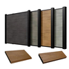 Wood Plastic Composite Fence Panel Garden Yard Privacy Fence