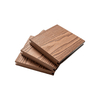 Waterproof Classic WPC Solid Decking 3D WPC Wood Plastic Composite Embossed Decking for Outdoor Courtyard, Garden, Terrace