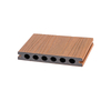UV Resistance, Anti-Skidding WPC Co-Extrusion Six-Hole Hollow Decking - Dual Color Design