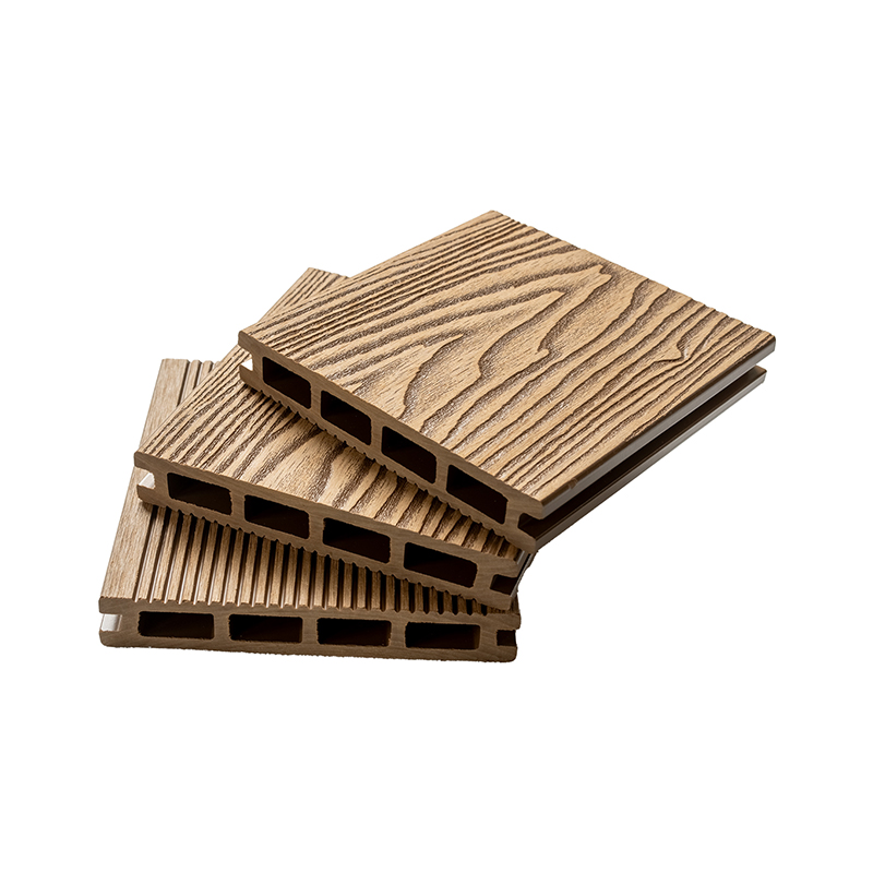 Four-hole Double-sided Textured WPC Flooring