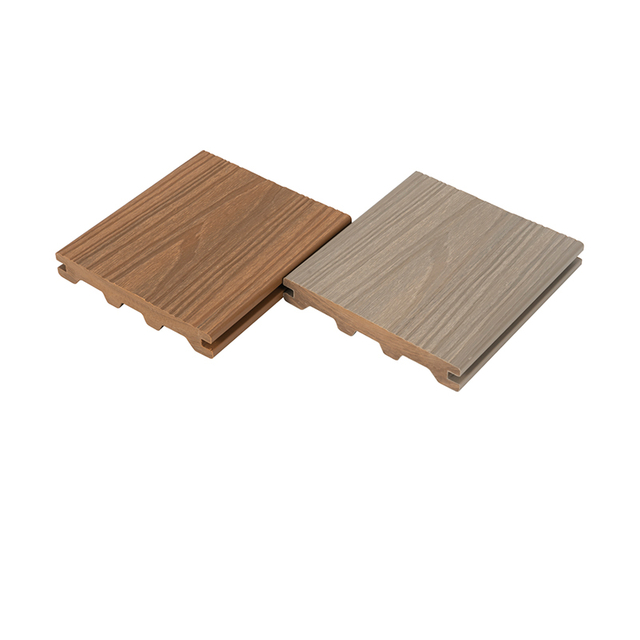 Hot Sale New Technology Arch WPC Solid Decking Wood Plastic Composite 3D EmbossedOutdoor Flooring