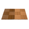 Outdoor Easy Click WPC Flooring Tile 30×30cm DIY WPC Decking Tiles