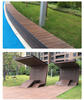 Outdoor Hollow WPC Wood Plastic Composite Decking