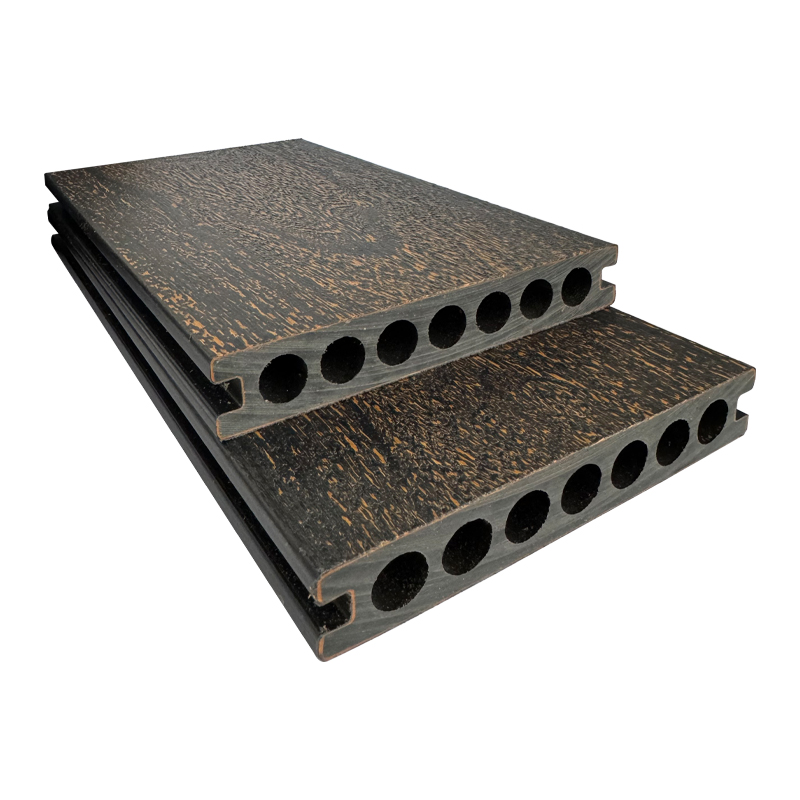 2025 New Hollow WPC Wood Plastic Composite Outdoor Bi-Color Colorful Deck