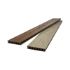 UV Resistance, Anti-Skidding WPC Co-Extrusion Six-Hole Hollow Decking - Dual Color Design