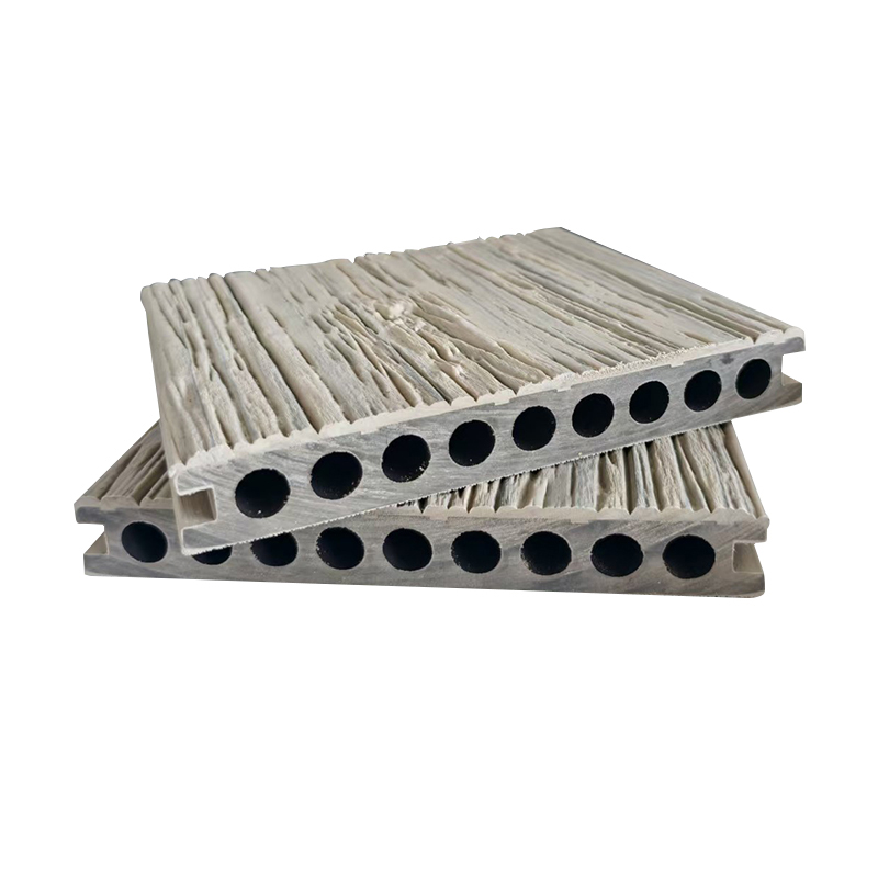 New Design Resilient Co-Extrusion WPC Decking Nine holes WPC Flooring for Modern Outdoor