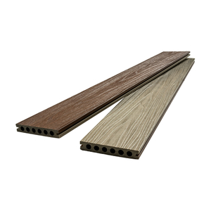 Second-Generation WPC Co-Extrusion Hollow Decking Courtyard Composite Decking