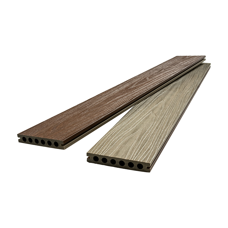 Second-Generation WPC Co-Extrusion Hollow Decking Courtyard Composite Decking