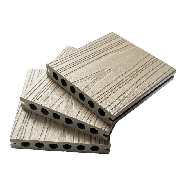 Maintance Free Waterproof WPC Outdoor Flooring WPC Hollow Co-Extrusion Decking for Pool Garden Park
