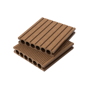 Easy Installing Wood Plastic Composite Hollow Decking Waterproof Boards Traditional Decking