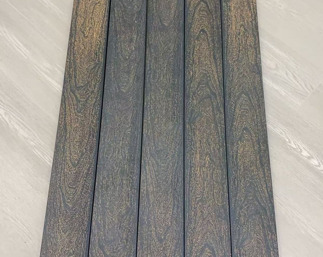 2025 New Hollow WPC Wood Plastic Composite Outdoor Bi-Color Colorful Deck