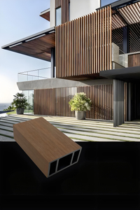 Waterproof 50*50mm Hollow WPC Wood Plastic Composite Beam for Dining Room