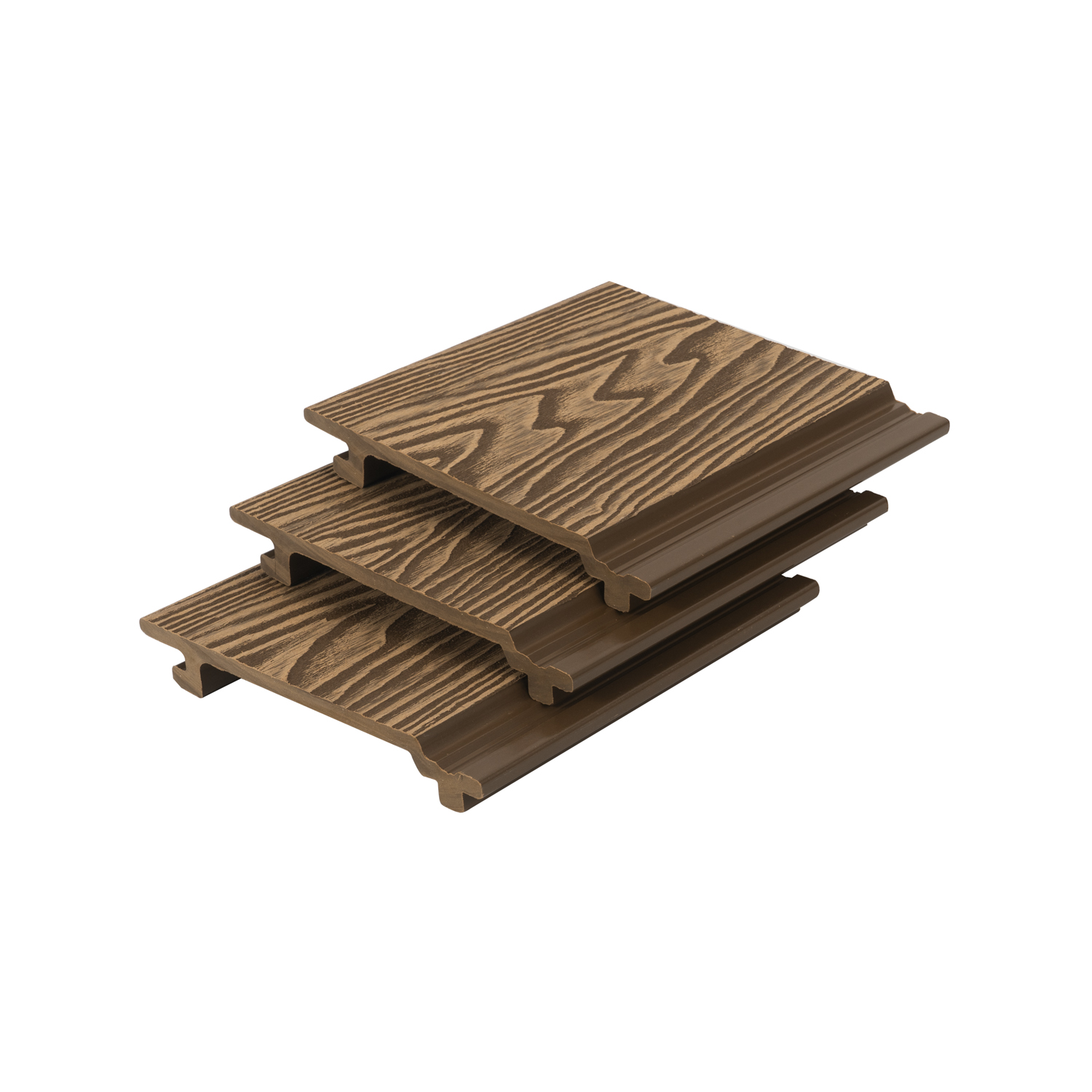  Waterproof Fireproof Outdoor Composite Wall Cladding Modern Style WPC Wall Cladding