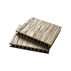 Durable Slip-resistant Nine Holes Resilient Co-extrusion WPC Decking