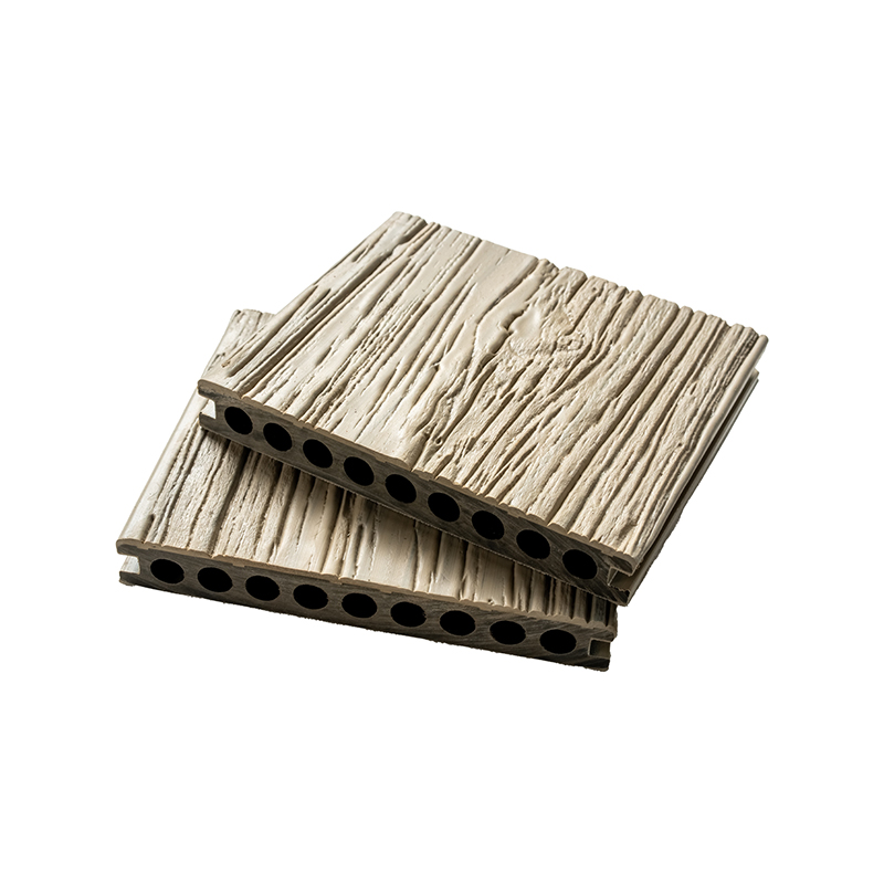 Durable Slip-resistant Nine Holes Resilient Co-extrusion WPC Decking