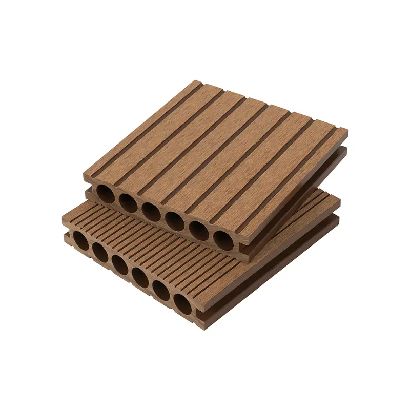 WPC composite decking for outdoor garden: hollow waterproof design