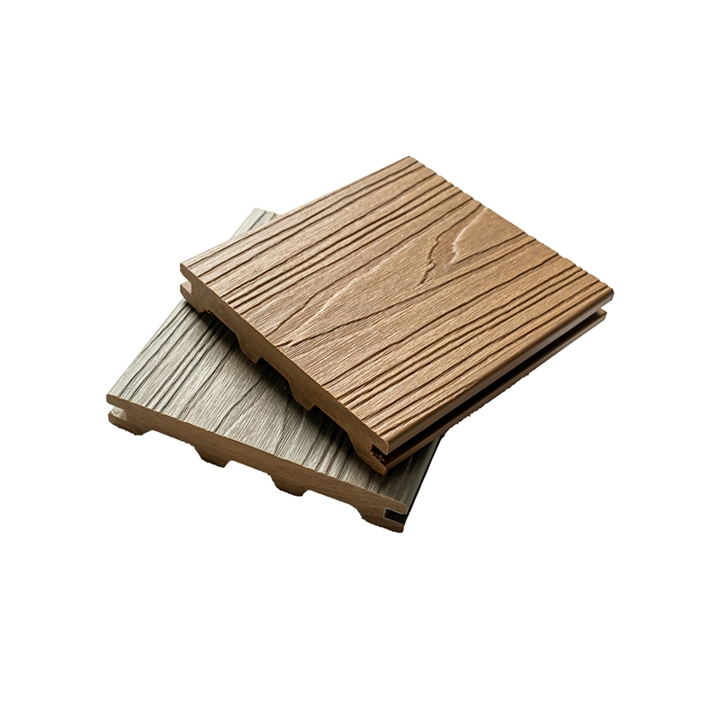 Solid WPC decking for outdoor terrace: waterproof anti slip