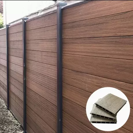 3m Outdoor Waterproof Wood Plastic Co-Extrusion WPC Fencing for Farm from China manufacturer - EVEROK.webp